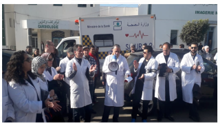 المغرب :احتجاجات الأطر الطبية بتطوان