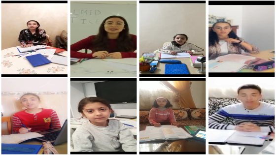 هاشتاغ #أنا تلميذة من تطوان، حماية لنفسي وللآخرين من انتشار فيروس كورونا كنلتزم نبقى ف المنزل ديالي ونتابع دراستي#