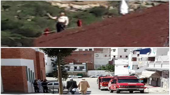 بطريقة محكمة: قائد الملحقة الإدارية درسة و رئيس الدائرة الأمنية التاسعة ينجحان في ثني مواطن عن رمي نفسه.